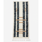 Handcrafted Moroccan-Style Runner Rug – Modern Boho Striped Design | 4.9’ × 2.1’ (150 × 65 cm) | Plush Wool Accent Rug