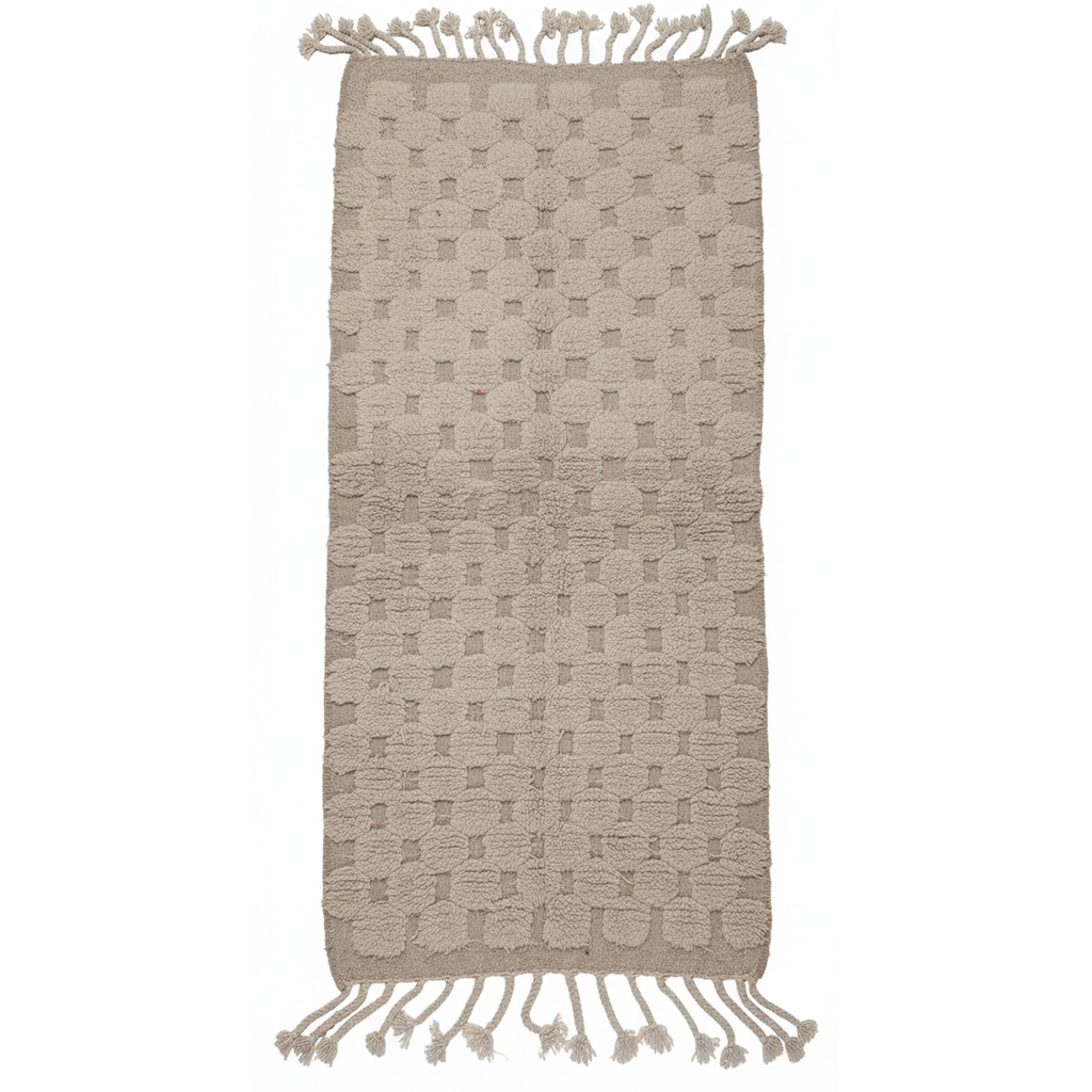 Authentic Berber Runner Rug – Entryway/Hallway Luxury Carpet, Small Area Rug 2.3’ × 5.57’ (70 × 170 cm) | Handmade Bohemian Rugs | Boho & Scandinavian Decor