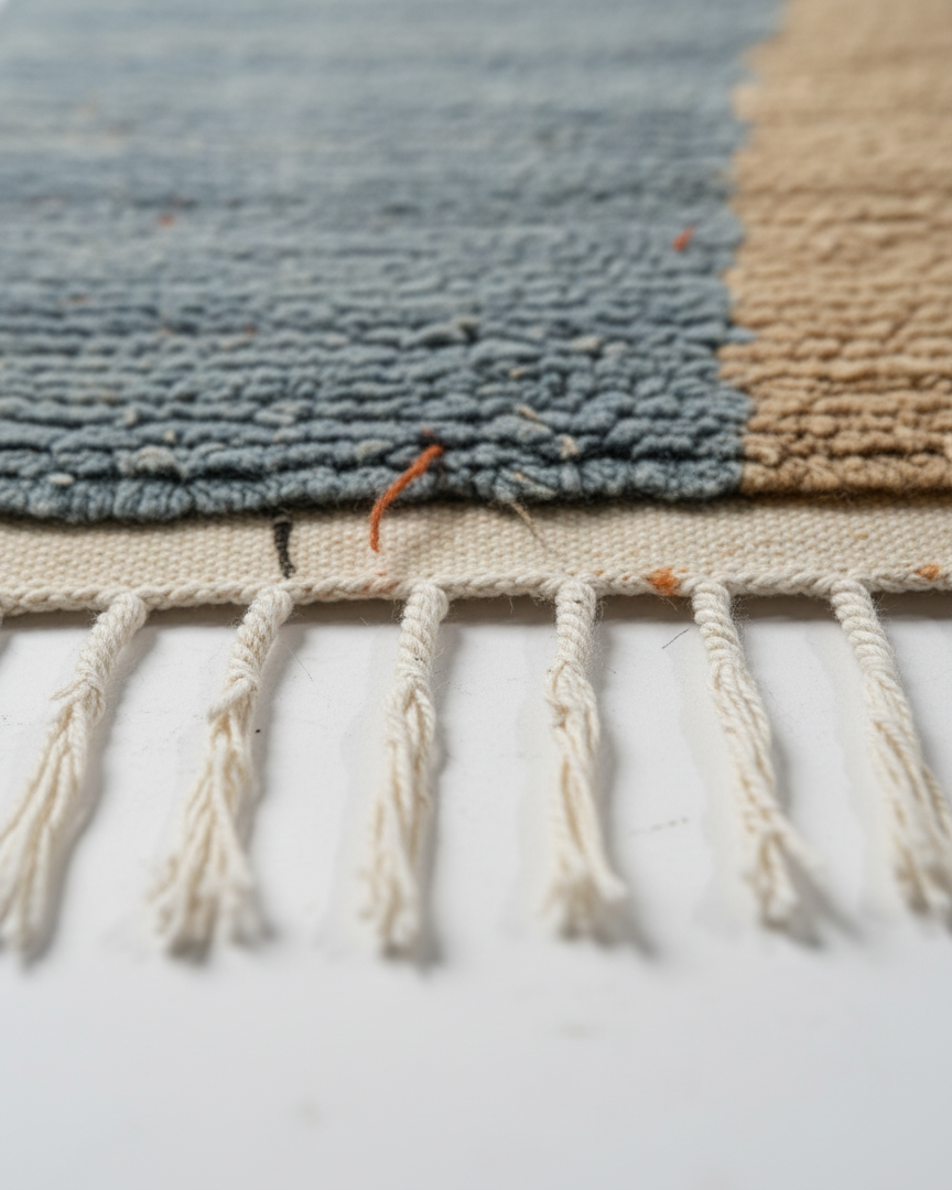 Handcrafted Moroccan Berber Runner Rug – Abstract Geometric Design | 2’ × 5’ (65 × 150 cm) | Plush Wool Accent Rug
