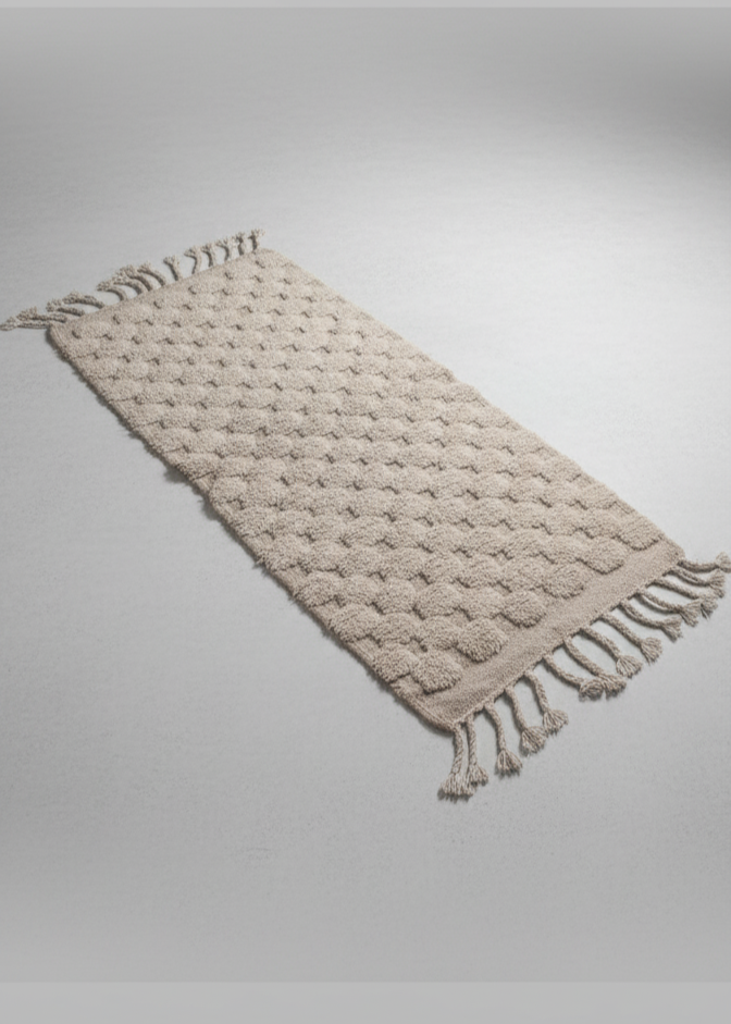Authentic Berber Runner Rug – Entryway/Hallway Luxury Carpet, Small Area Rug 2.3’ × 5.57’ (70 × 170 cm) | Handmade Bohemian Rugs | Boho & Scandinavian Decor