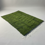 Handmade Green Area Rug, Moroccan Wool Carpet – Natural Warm Rug for Living Room & Bedroom Carpet | 3 x 2.4 m (9.8 x 7.8 ft)